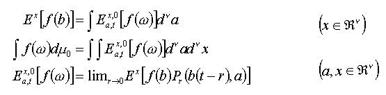 Ex[f(b)]=int_a Ex,0,a,t[f(om)]da