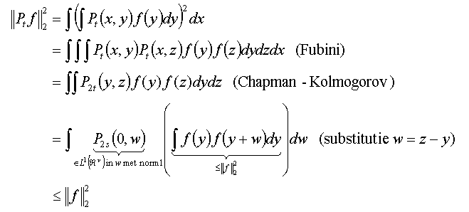 kwadraat van L^2-norm van Pf afschatten op L^1-norm van P_2s maal kwadraat van L^2-norm van f